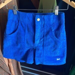 NWT Hammies Blue Corduroy Shorts